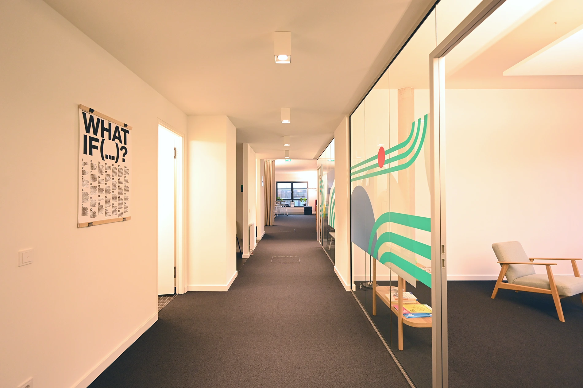 Offenes Büro mit Loftcharakter